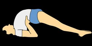 Exercise for the circulation of the internal organs of the pelvic region