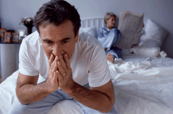 Acute and chronic inflammation of the prostate gland tissue